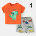 2021夏裝男童韓版純棉休閒上衣+短褲二件套裝/家居服(24款)_3