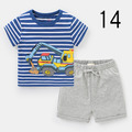 2021夏裝男童韓版純棉休閒上衣+短褲二件套裝/家居服(24款)_14