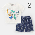 2021夏裝男童韓版純棉休閒上衣+短褲二件套裝/家居服(24款)_2