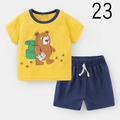 2021夏裝男童韓版純棉休閒上衣+短褲二件套裝/家居服(24款)_23