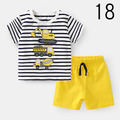 2021夏裝男童韓版純棉休閒上衣+短褲二件套裝/家居服(24款)_18