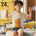 2022夏裝男童韓版純棉卡通休閒上衣+短褲二件套/睡衣/家居服(30款)_24