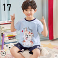 2022夏裝男童韓版純棉卡通休閒上衣+短褲二件套/睡衣/家居服(30款)_17