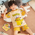 2022夏裝男童韓版純棉卡通休閒上衣+短褲二件套/睡衣/家居服(30款)_2