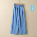 2021夏裝韓版中大童寬版薄款闊腿褲/長褲_2