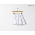 【韓國正品】夏裝純棉中大童白色A字防走光裙褲_5