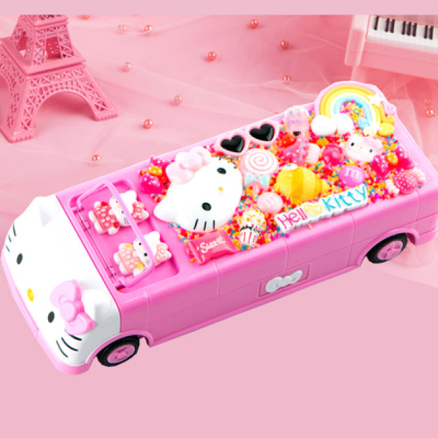 韓版可愛凱蒂貓多功能汽車筆盒/文具盒/開學用品(4款)