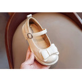 韓版時尚雙層蝴蝶結軟皮防滑公主鞋/皮鞋/娃娃鞋/包鞋(2色)_4