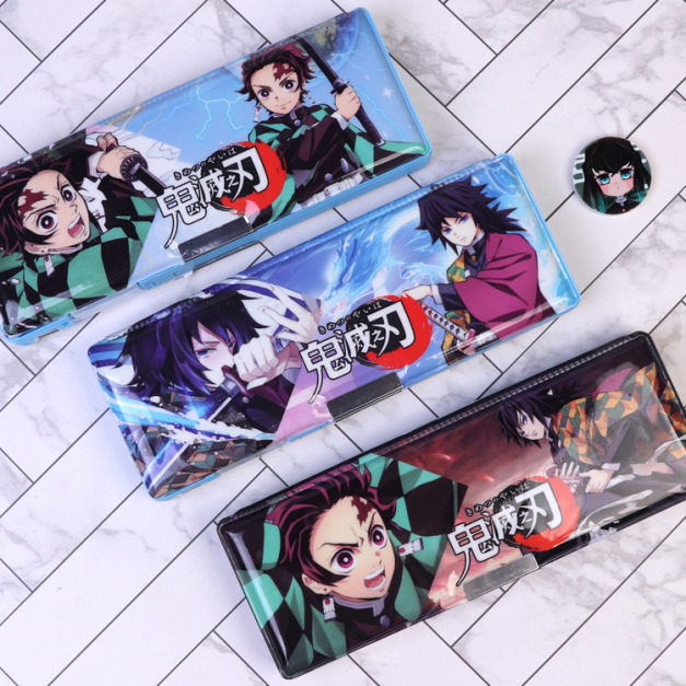 韓版鬼滅之刃多功能磁鐵雙開筆盒/文具盒/開學用品(3款)送贈品