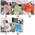 2021秋裝韓版中大童可愛卡通棉質上衣(5色)_1
