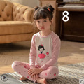 2021秋裝韓版男女童可愛圖案睡衣二件套/家居服(23款)_9