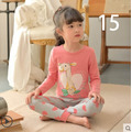 2021秋裝韓版男女童可愛圖案睡衣二件套/家居服(23款)_16