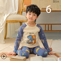 2021秋裝韓版男女童可愛圖案睡衣二件套/家居服(23款)_7
