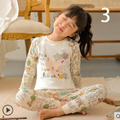 2021秋裝韓版男女童可愛圖案睡衣二件套/家居服(23款)_4