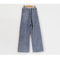 2021秋裝韓版中大童寬鬆版牛仔闊腿褲/直筒長褲_4
