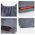 2021秋裝韓版中大童寬鬆版牛仔闊腿褲/直筒長褲_6