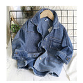 2021秋裝韓版男童牛仔拼接外套/上衣(2色)_2