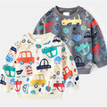 2021秋裝韓版男童可愛小汽車圓領上衣(2色)