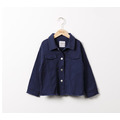【韓國正品】秋款中大童棉彈牛仔寬版外套/夾克(2色)_7