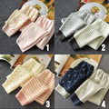 2021秋冬款日系嬰幼兒純棉長褲/家居服/睡褲二件組(4款)