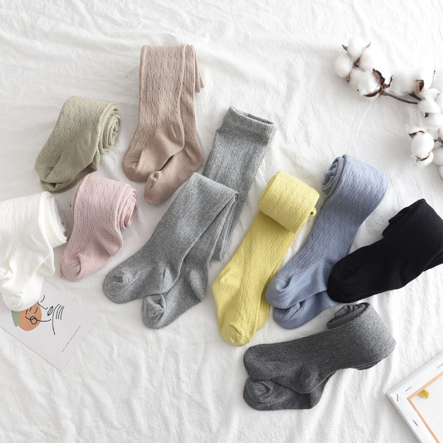 2021秋冬新款糖果色精梳棉連身褲襪(4色)