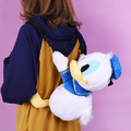 日系卡通唐老鴨毛絨小背包/雙肩包/斜垮包