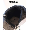 韓版兒童拼色薄絨短筒休閑板鞋/短靴/休閒鞋/皮靴(白色)_4