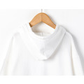 【韓國正品】春款中大童櫻桃連帽休閒口袋上衣/長版衣(白色)_7
