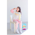 【韓國正品】春款中大童純棉甜美糖果色上衣+長褲二件套_7