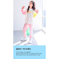 【韓國正品】春款中大童純棉甜美糖果色上衣+長褲二件套_5