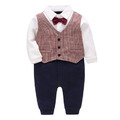 2022春裝韓版嬰幼兒男童紳士背心假二件連身衣(4款)_10