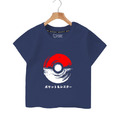 2022夏裝韓版男女童寶可夢精靈球純棉上衣/T恤/親子裝(7色)款式B_5