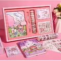可愛卡通手帳本文具盒/少女心日記本/裝飾素材/筆記本禮盒(18款)_25