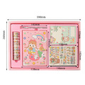 可愛卡通手帳本文具盒/少女心日記本/裝飾素材/筆記本禮盒(18款)_28