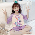 2022夏裝韓版中大童可愛卡通純棉上衣+短褲二件套/睡衣/家居服(15款)_11