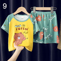 2022夏裝男童韓版純棉卡通休閒上衣+短褲二件套/睡衣/家居服(9款)_8