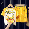 2022夏裝男童韓版純棉卡通休閒上衣+短褲二件套/睡衣/家居服(9款)_1