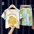 2022夏裝男童韓版純棉卡通休閒上衣+短褲二件套/睡衣/家居服(9款)_6