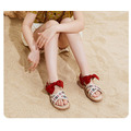 韓版歐風兒童花朵防滑刺繡時尚涼鞋/休閑鞋_5
