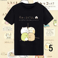 夏裝韓版角落生物莫代爾短袖T袖/上衣/親子裝(1~16款)黑色大人款_5