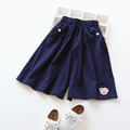 2022夏裝韓版中大童可愛小熊裙褲/闊腿短褲(共3色)_5
