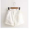 2022夏裝韓版中大童百搭翻摺牛仔短褲/親子裝/女裝(2色)_3