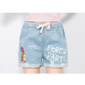 2022夏裝韓版中大童草莓小熊牛仔短褲/親子裝/女裝(2色)_4