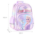 迪士尼正品冰雪奇緣新款蝴蝶結小學生減壓護脊書包(藍色)_5