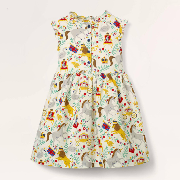 2022夏裝韓版可愛動物印花純棉連衣裙/洋裝