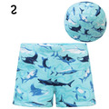 韓國外貿男童鯊魚/恐龍/漫威/小汽車圖案泳褲+泳帽二件套裝(12款)_2