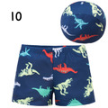 韓國外貿男童鯊魚/恐龍/漫威/小汽車圖案泳褲+泳帽二件套裝(12款)_8