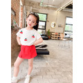 2022夏款韓版中大童白色立體櫻桃上衣/T恤_6