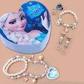 冰雪奇緣兒童首飾盒-髮飾項鍊手鍊耳環禮盒/畢業/生日禮物(款式二)_1
