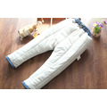 2022冬款韓版中大童花邊口袋夾棉加厚牛仔褲/休閒長褲_5